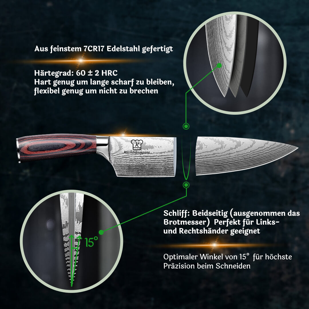 Premium knife set Premium 8-piece